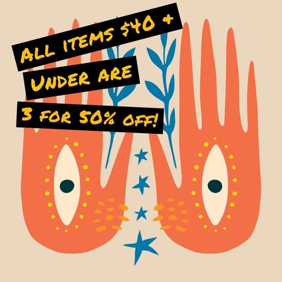 All items $40 & under are 3 for 50% off! - Picture 2 of 3